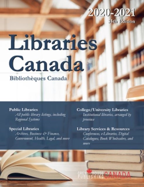 Bilde av Libraries Canada, 2020/21 Av Grey House Canada