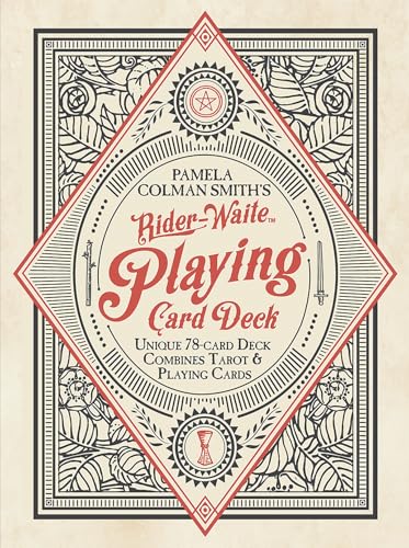 Rider Waite Playing Card Deck - Unique 78-card poker deck features Rider-Waite(R)