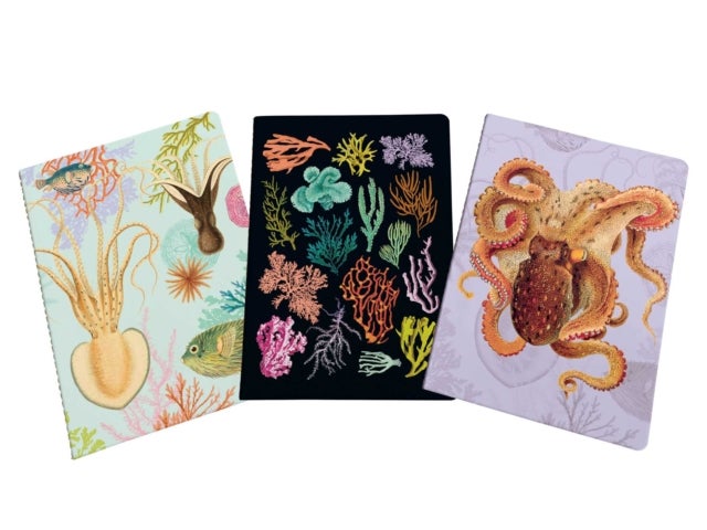 Art of Nature: Under the Sea Sewn Notebook Collection