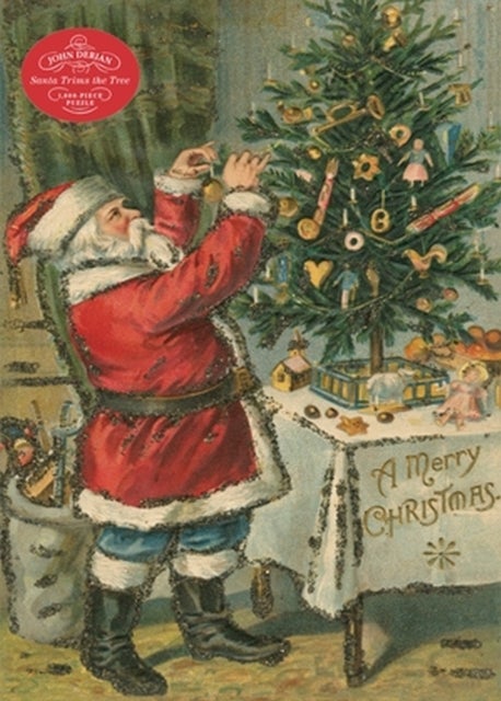 Bilde av John Derian Paper Goods: Santa Trims The Tree 1,000-piece Puzzle Av John Derian