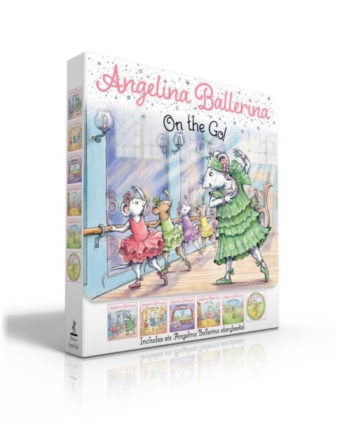 Angelina Ballerina On the Go! (Boxed Set) - Angelina Ballerina at Ballet School; Angelina Ballerina Dresses Up; Big Dreams!; Center Stage; Famil
