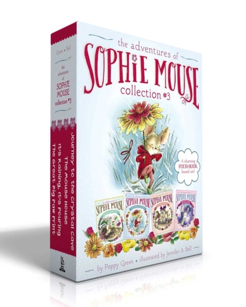 The Adventures of Sophie Mouse Collection #3 (Boxed Set) - The Great Big Paw Print; It's Raining, It's Pouring; The Mouse House; Journey to the Crystal Cave