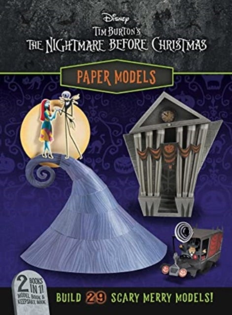 Bilde av Disney: Tim Burton&#039;s The Nightmare Before Christmas Paper Models Av Arie Kaplan