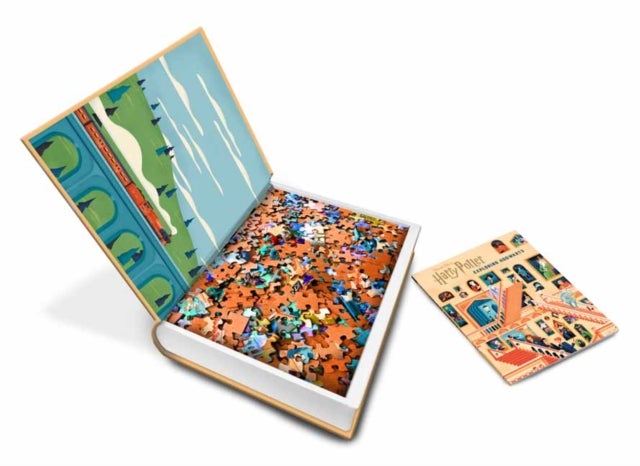 Exploring Hogwarts Puzzle and Book Set