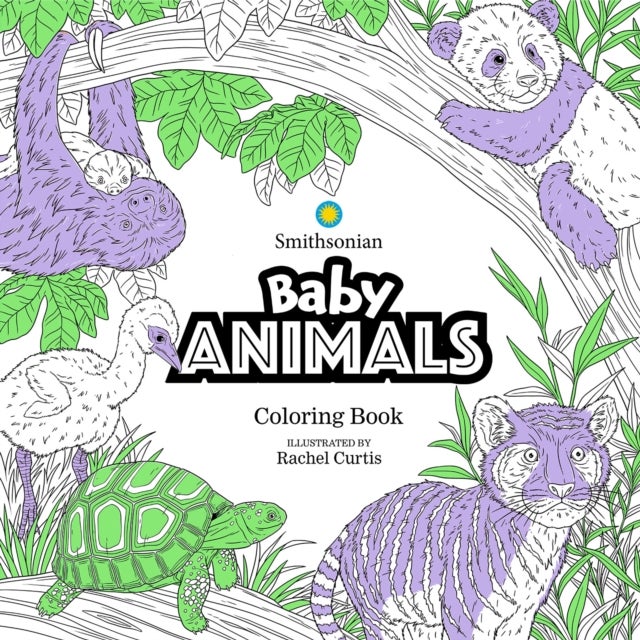 Bilde av Baby Animals: A Smithsonian Coloring Book Av Institution Smithsonian, Rachel Curtis