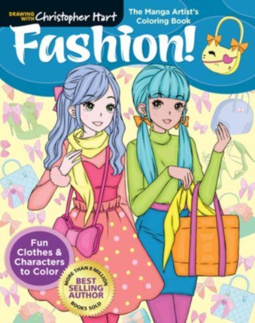 Bilde av The Manga Artist&#039;s Coloring Book: Fashion! Av Christopher Hart