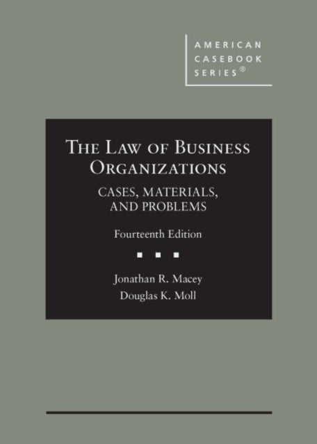 Bilde av The Law Of Business Organizations Av Jonathan R. Macey, Douglas K. Moll, Robert W. Hamilton