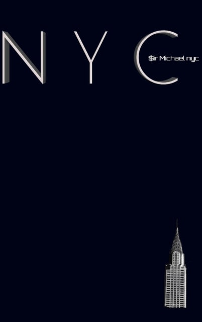NYC Chrysler building midnight black grid style page notepad $ir Michael Limited edition - NYC Chrysler building midnight black grid style page notepad $ir Michae