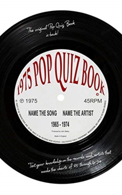 Pop Quiz Book (1975) - Name the Song Name the Artist 1965 -1974