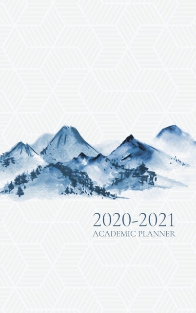 2020- 2021 Academic Planner - Watercolour Mountains