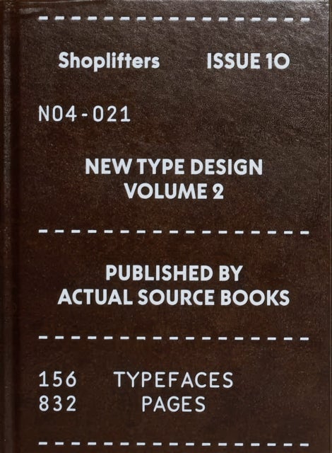 Bilde av Shoplifters Issue 10 New Type Design Volume 2