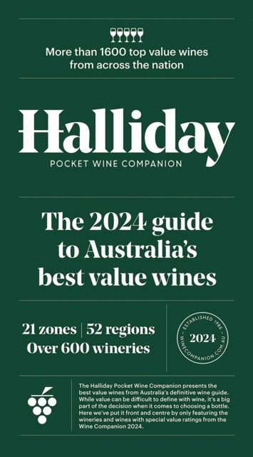 Bilde av Halliday Pocket Wine Companion 2024 Av James Halliday, Campbell Mattinson