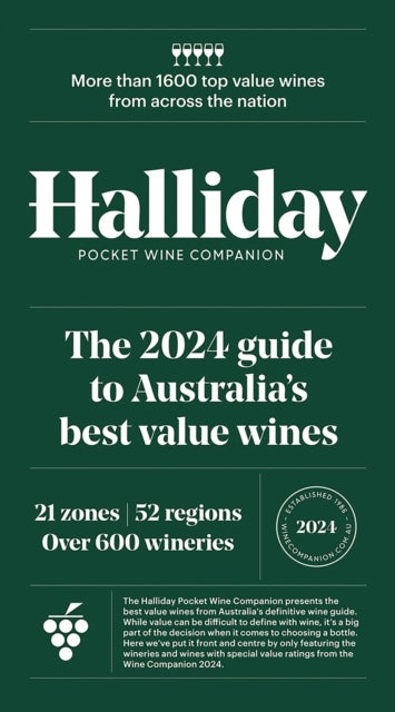 Halliday Pocket Wine Companion 2024 - The 2024 Guide to Australia's Best Value Wines