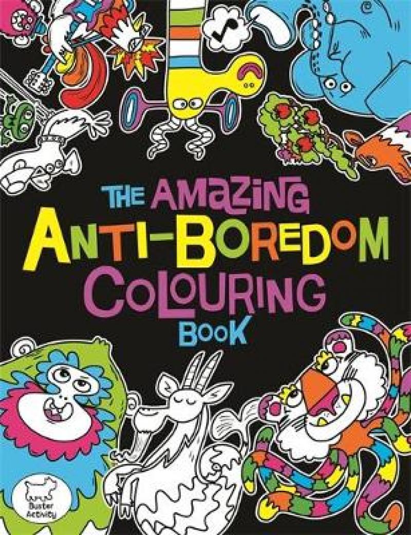 Bilde av The Amazing Anti-boredom Colouring Book Av Chris Dickason