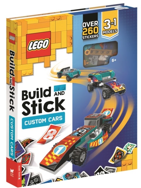 Bilde av Lego¿ Build And Stick: Custom Cars (includes Lego¿ Bricks, Book And Over 260 Stickers) Av Lego¿, Buster Books