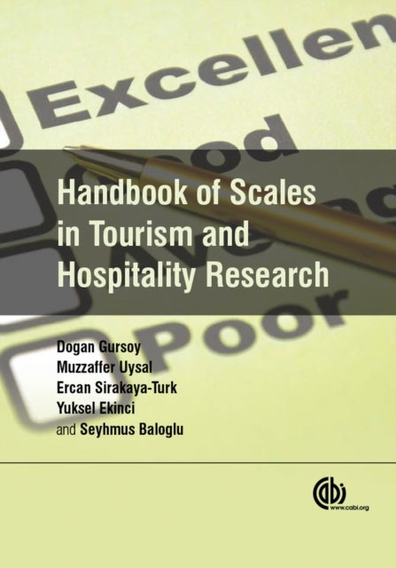 Bilde av Handbook Of Scales In Tourism And Hospitality Research Av Dogan (washington State University Usa) Gursoy, Muzaffer (professor &amp; Dept. Chair Univer