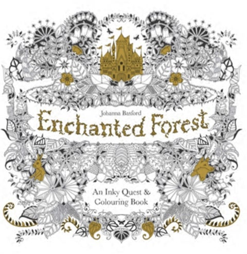 Enchanted forest - an inky quest and colouring book