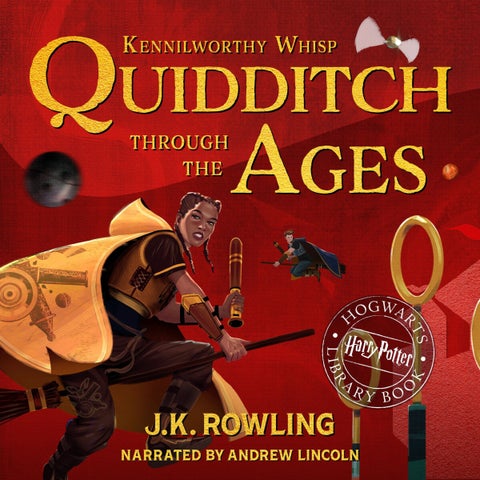 Quidditch through the ages - a Harry Potter Hogwarts Library Book