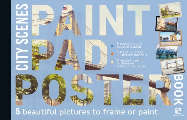 Bilde av Paint Pad Poster Book: City Scenes Av Geoff Kersey