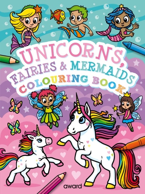 Bilde av Unicorns, Fairies And Mermaids Colouring Book