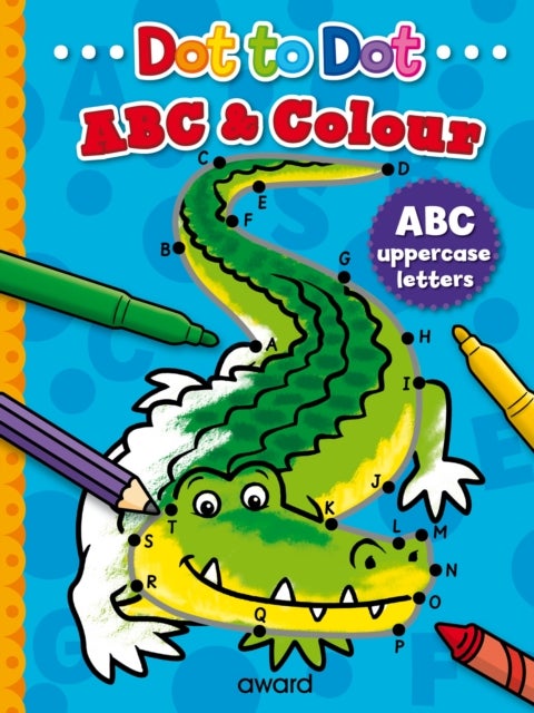 Dot to Dot ABC & Colour - Uppercase letters