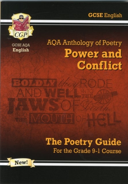 New GCSE English AQA Poetry Guide - Power & Conflict Anthology inc. Online Edition, Audio & Quizzes: