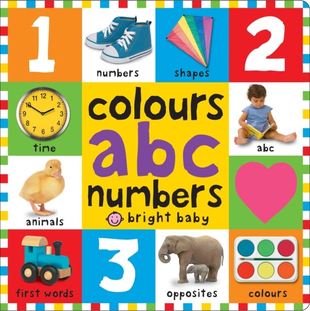 Bilde av Colours Abc Numbers Av Roger Priddy