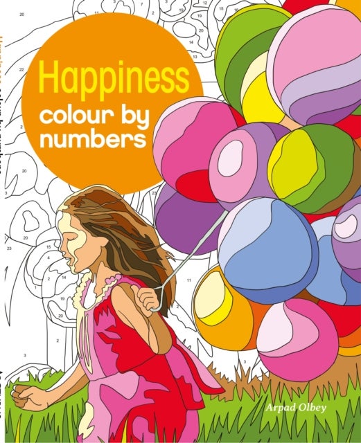 Bilde av Happiness Colour By Numbers Av Arpad (illustrator) Olbey