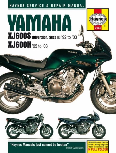 Yamaha XJ600S (Diversion, Seca II) & XJ600N Fours (92 - 03) Haynes Repair Manual - 92-03