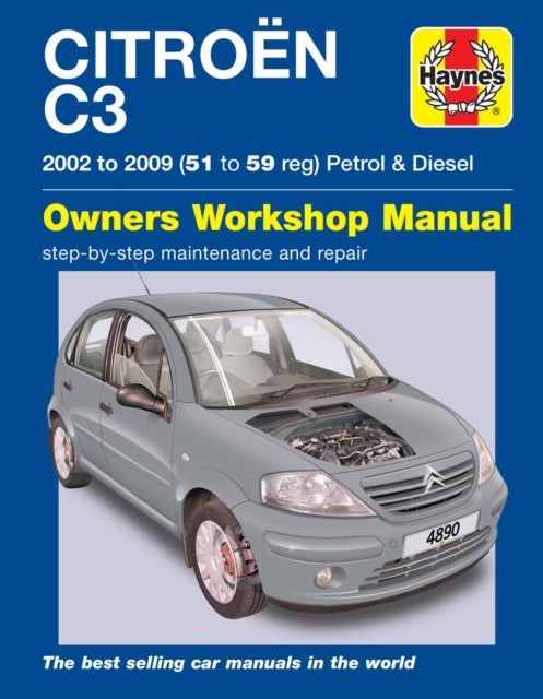 Bilde av Citroen C3 Petrol &amp; Diesel (02 - 09) Haynes Repair Manual Av Haynes Publishing