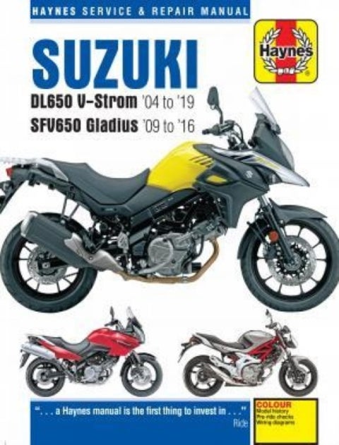 Suzuki DL650 V-Strom & SFV650 Gladius (04 - 19) - 2004 to 2019