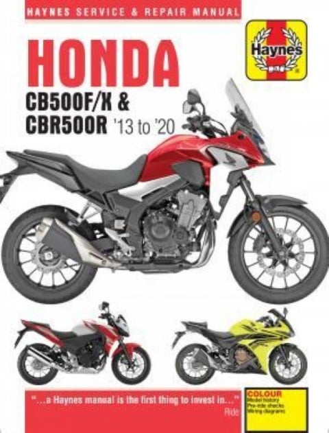 Honda CB500F/X & CBR500R update (13 -20) - 2013 to 2020