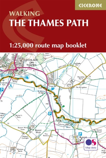 The Thames Path Map Booklet - 1:25,000 OS Route Map Booklet
