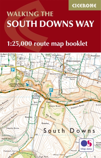 The South Downs Way Map Booklet - 1:25,000 OS Route Mapping