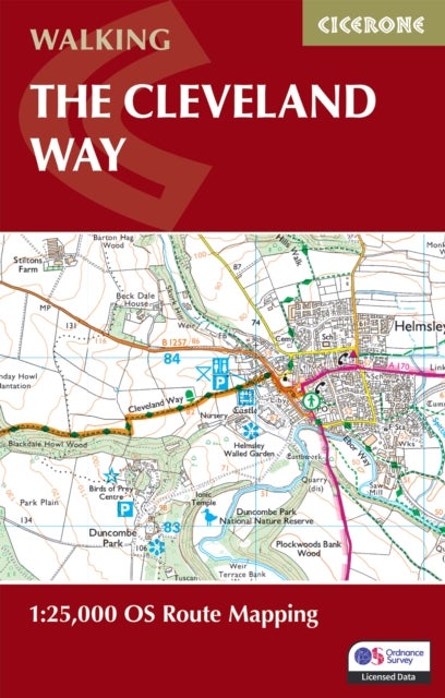 The Cleveland Way Map Booklet - 1:25,000 OS Route Mapping