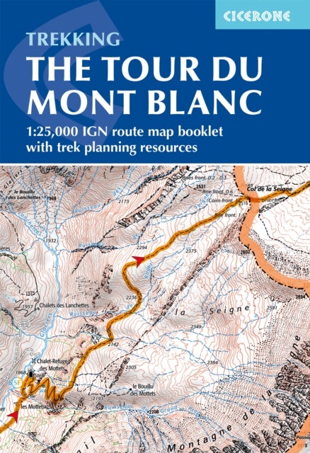 Bilde av Tour Du Mont Blanc Map Booklet Av Kev Reynolds, Lesley Williams, Jonathan Williams