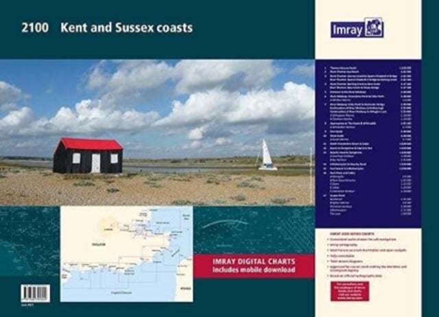 Bilde av 2100 Kent And Sussex Coasts Chart Pack Av Imray