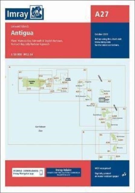 Imray Chart A27 - Antigua