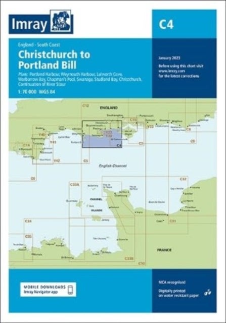 Imray Chart C4 - Christchurch to Portland Bill