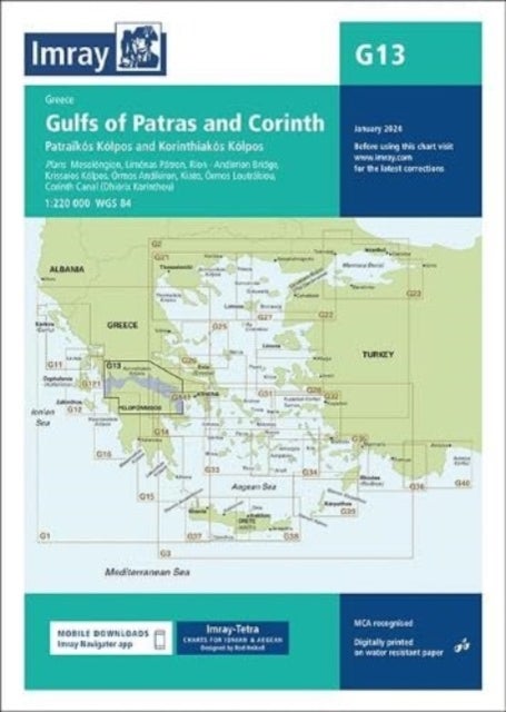 G13 Gulfs of Patras and Corinth - Patraikos Kolpos and Korinthiakos Kolpos