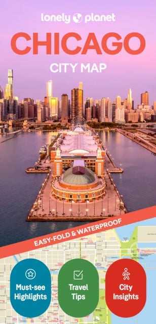 Lonely Planet Chicago City Map