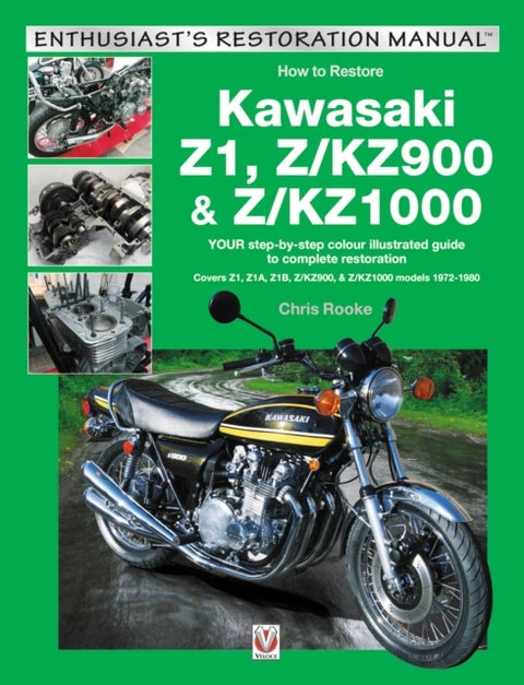 Kawasaki Z1, Z/KZ900 & Z/KZ1000 - Covers Z1, Z1A, Z1B, Z/KZ900 & Z/KZ1000 models 1972-1980
