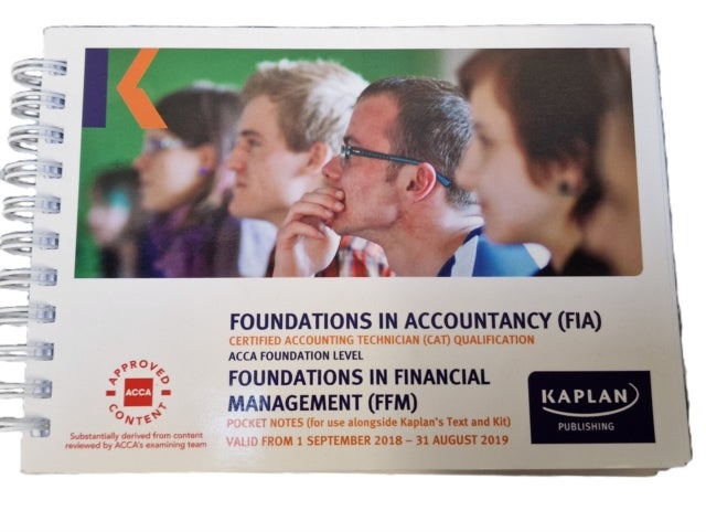 FFM - FOUNDATIONS IN FINANCIAL MANAGEMENT - POCKET NOTES