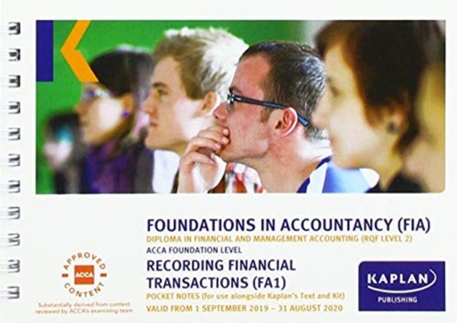 Bilde av Recording Financial Transactions - Pocket Notes Av Kaplan Publishing