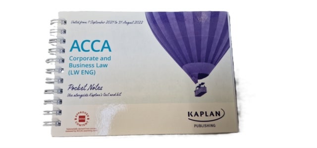 CORPORTATE AND BUSINESS LAW (ENG) - POCKET NOTES