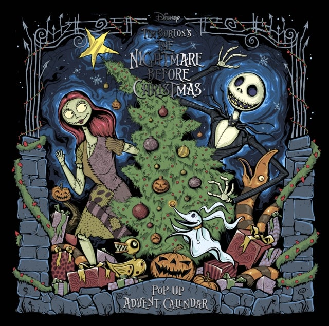 Bilde av Disney Tim Burton&#039;s The Nightmare Before Christmas Pop-up Book And Advent Calendar Av Studio Press