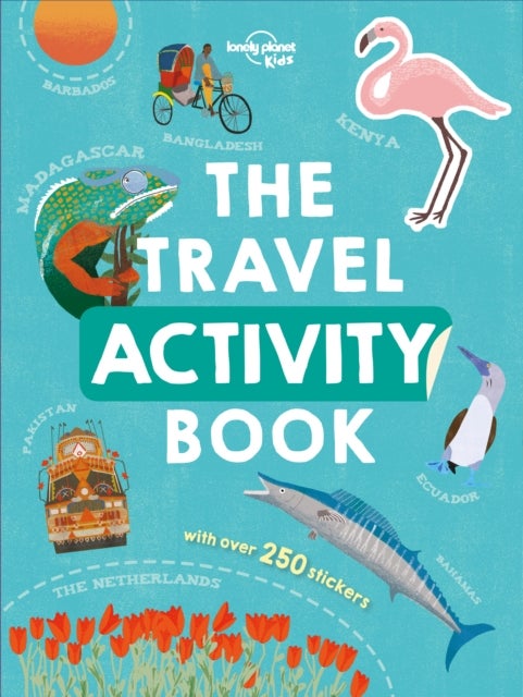 (Aktivitetsbøker)　Norli　stickers　The　With　250　over　travel　book.　activity　Bokhandel