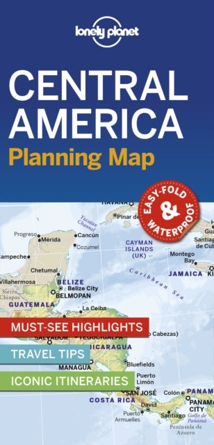 Bilde av Lonely Planet Central America Planning Map Av Lonely Planet