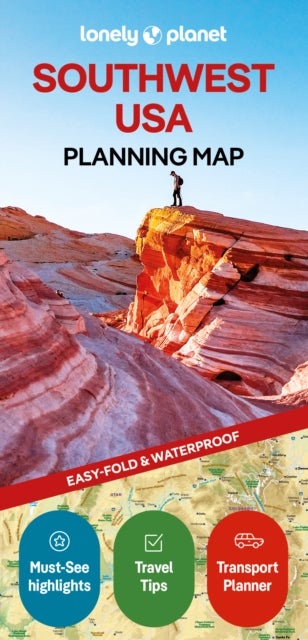 Lonely Planet Southwest USA Planning Map