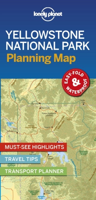 Bilde av Lonely Planet Yellowstone National Park Planning Map Av Lonely Planet